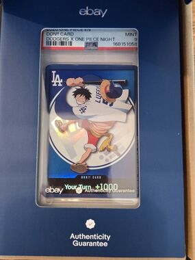 Dodgers x One Piece Night Collectible Card - Blue LA Edition